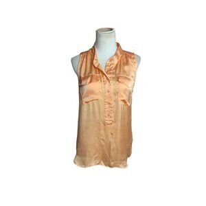 Cynthia Rowley Peach Blouse. Size Medium . Comfy!
